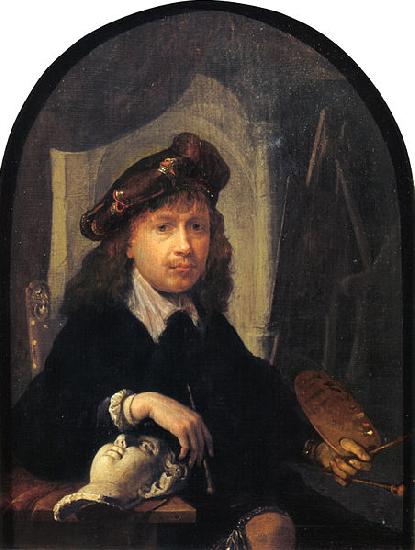 Gerard Dou Self-portrait oil painting image